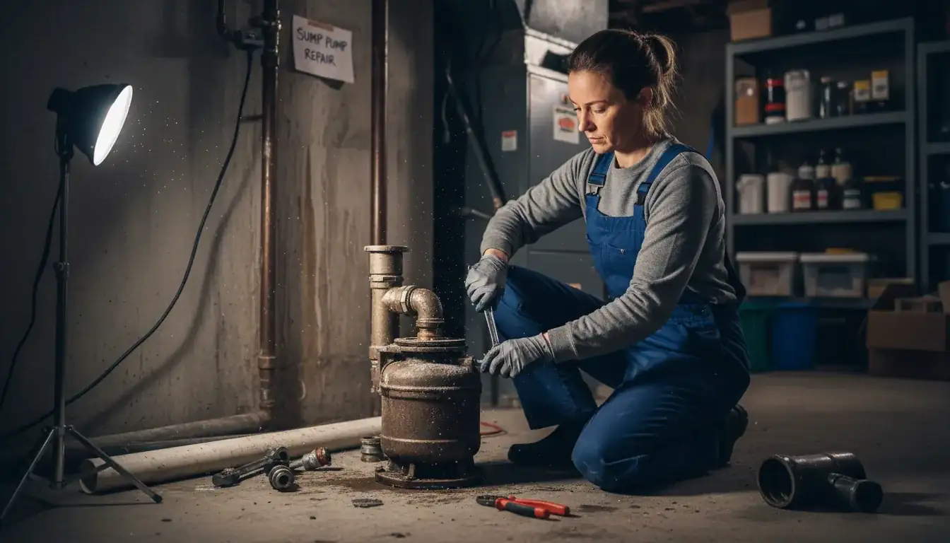 Sump Pump Repair services in Raleigh, 27622.