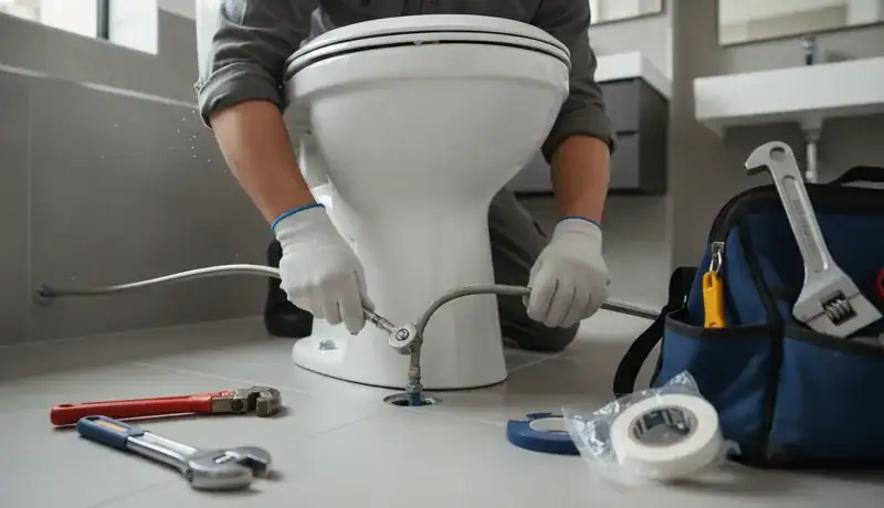 Toilet Installation services in Raleigh, 27622.