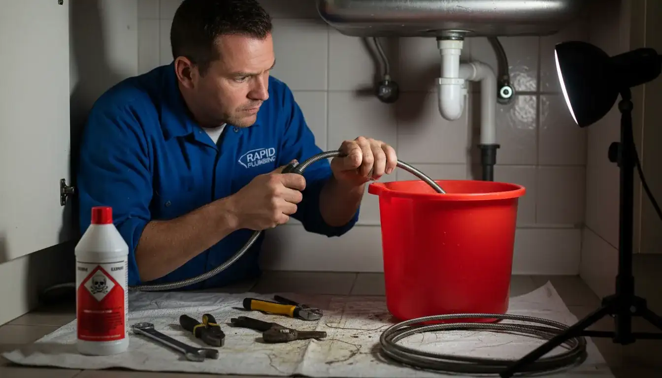 Clogged Drain Repair services in Raleigh, 27623.