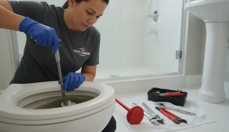 Clogged Toilet Repair services in Raleigh, 27623.