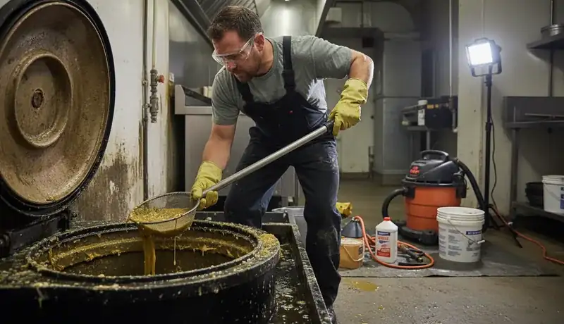 Grease Trap Cleaning services in Raleigh, 27623.