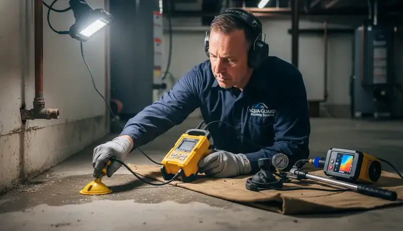 Leak Detection services in Raleigh, 27623.