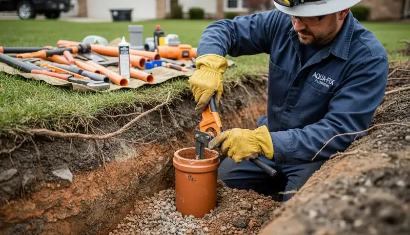 Sewer Line Repair services in Raleigh, 27623.