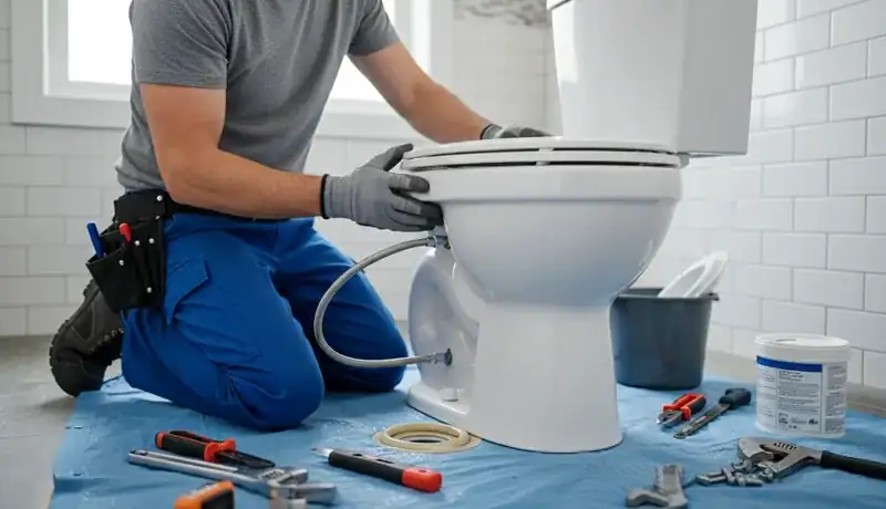 Toilet Installation services in Raleigh, 27623.
