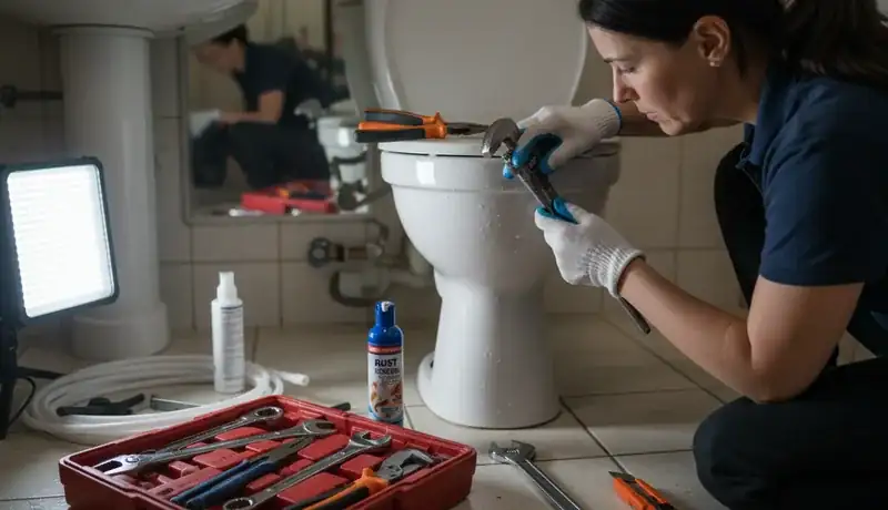 Toilet Repair services in Raleigh, 27623.