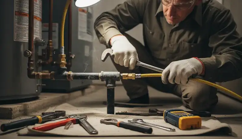 Gas Line Repair services in Raleigh, 27624.