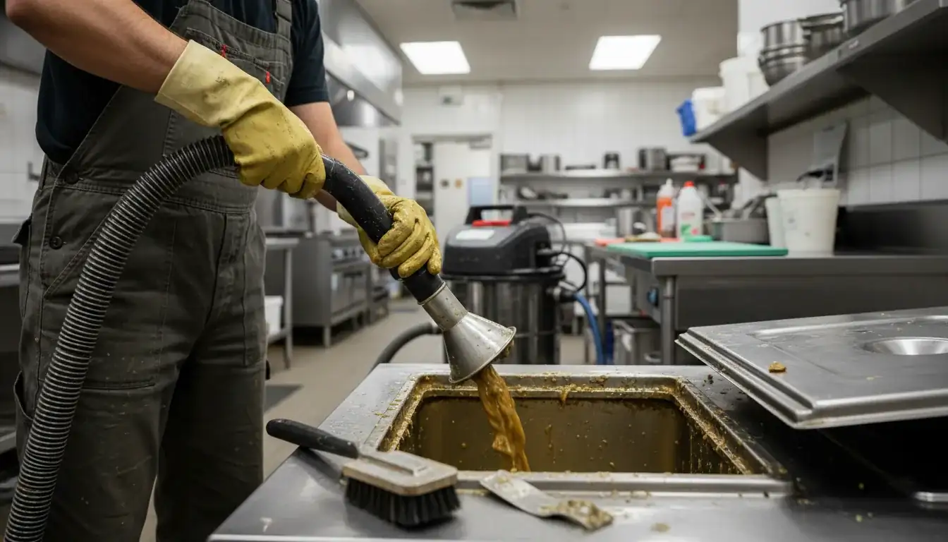 Grease Trap Cleaning services in Raleigh, 27624.