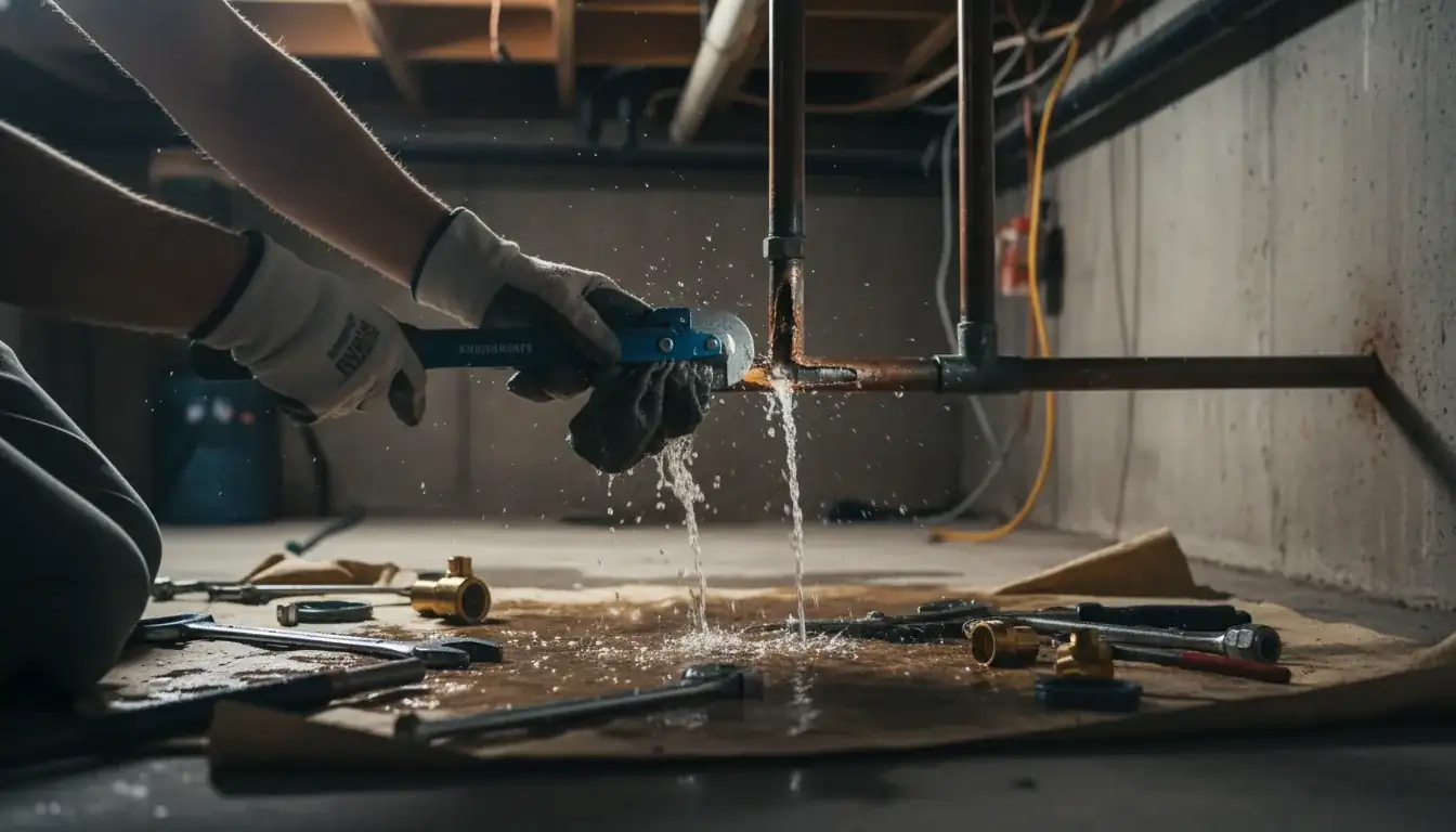 Burst Pipe Repair services in Raleigh, 27626.