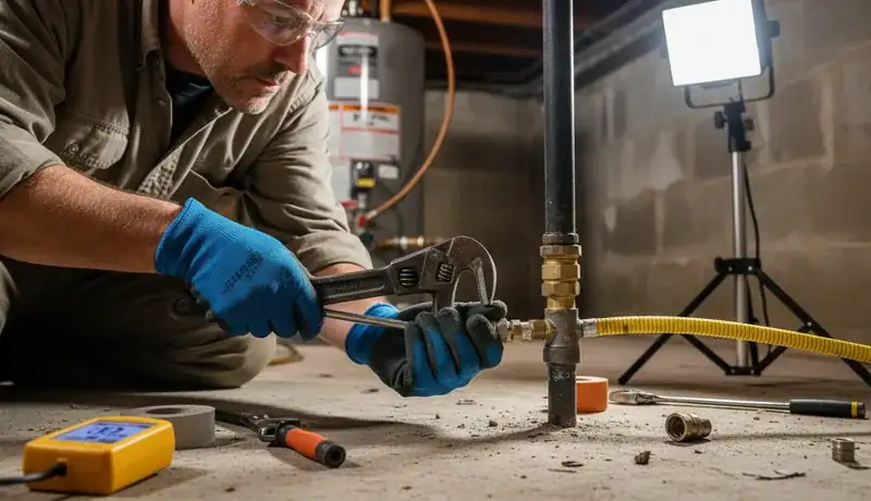 Gas Line Repair services in Raleigh, 27626.