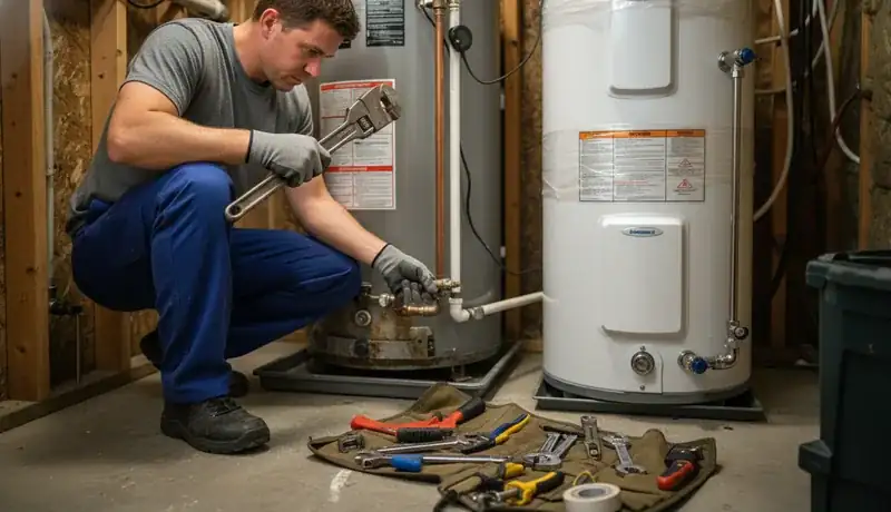 Water Heater Replacement services in Raleigh, 27628.