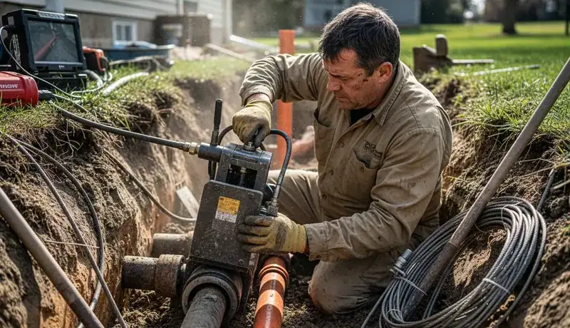 Sewer Line Repair services in Raleigh, 27634.