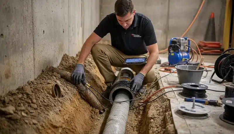Trenchless Pipe Lining services in Raleigh, 27634.