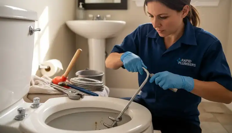 Clogged Toilet Repair services in Raleigh, 27635.