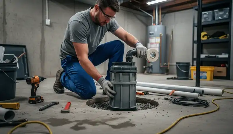 Sump Pump Installation services in Raleigh, 27635.