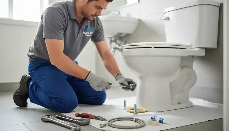 Toilet Installation services in Raleigh, 27635.