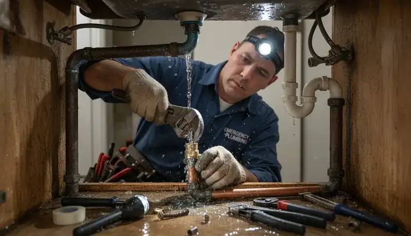 Emergency Plumbing services in Raleigh, 27636.