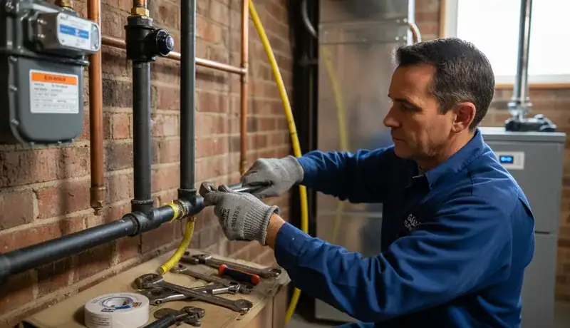 Gas Line Installation services in Raleigh, 27636.