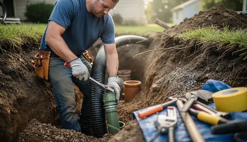 Sewer Line Replacement services in Raleigh, 27636.
