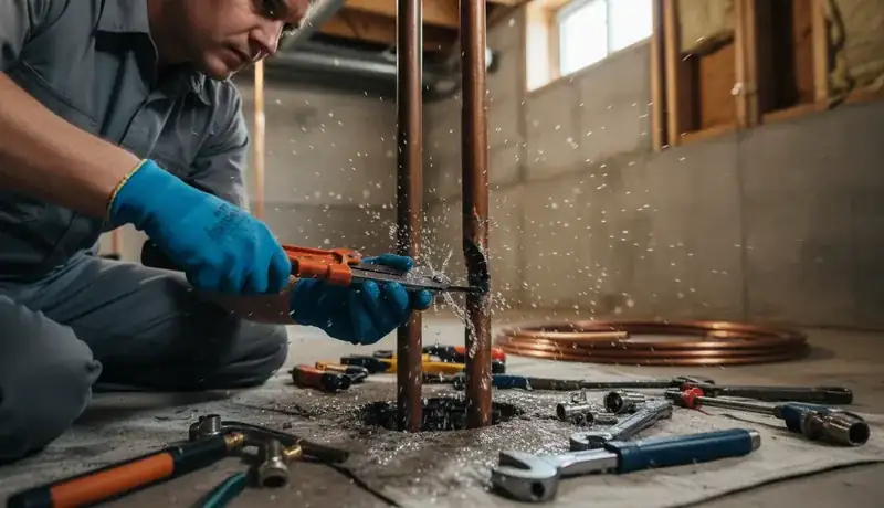 Burst Pipe Repair services in Raleigh, 27640.