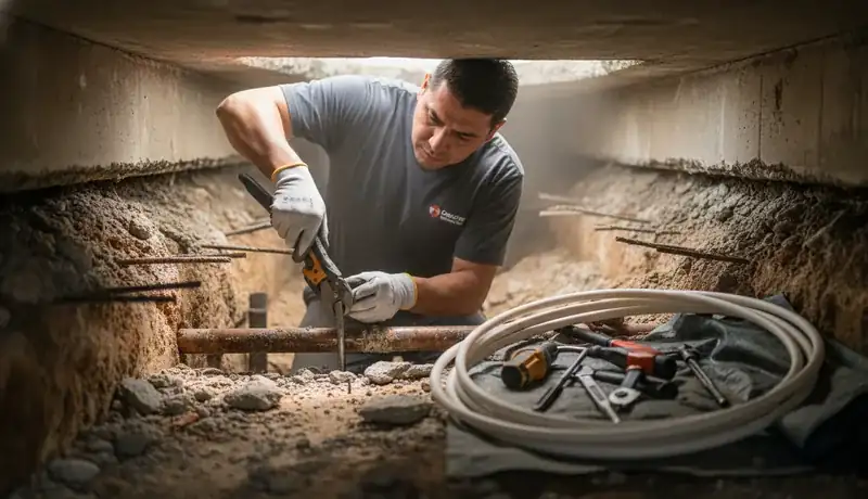 Slab Leak Repair services in Raleigh, 27640.