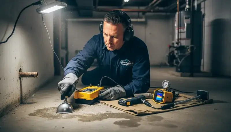 Leak Detection services in Raleigh, 27650.