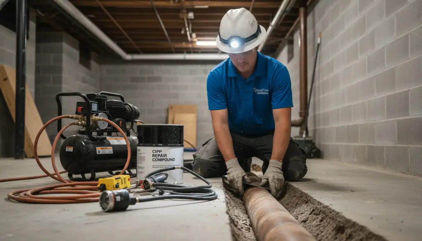 Trenchless Pipe Lining services in Raleigh, 27656.