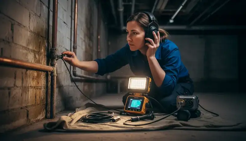 Leak Detection services in Raleigh, 27658.