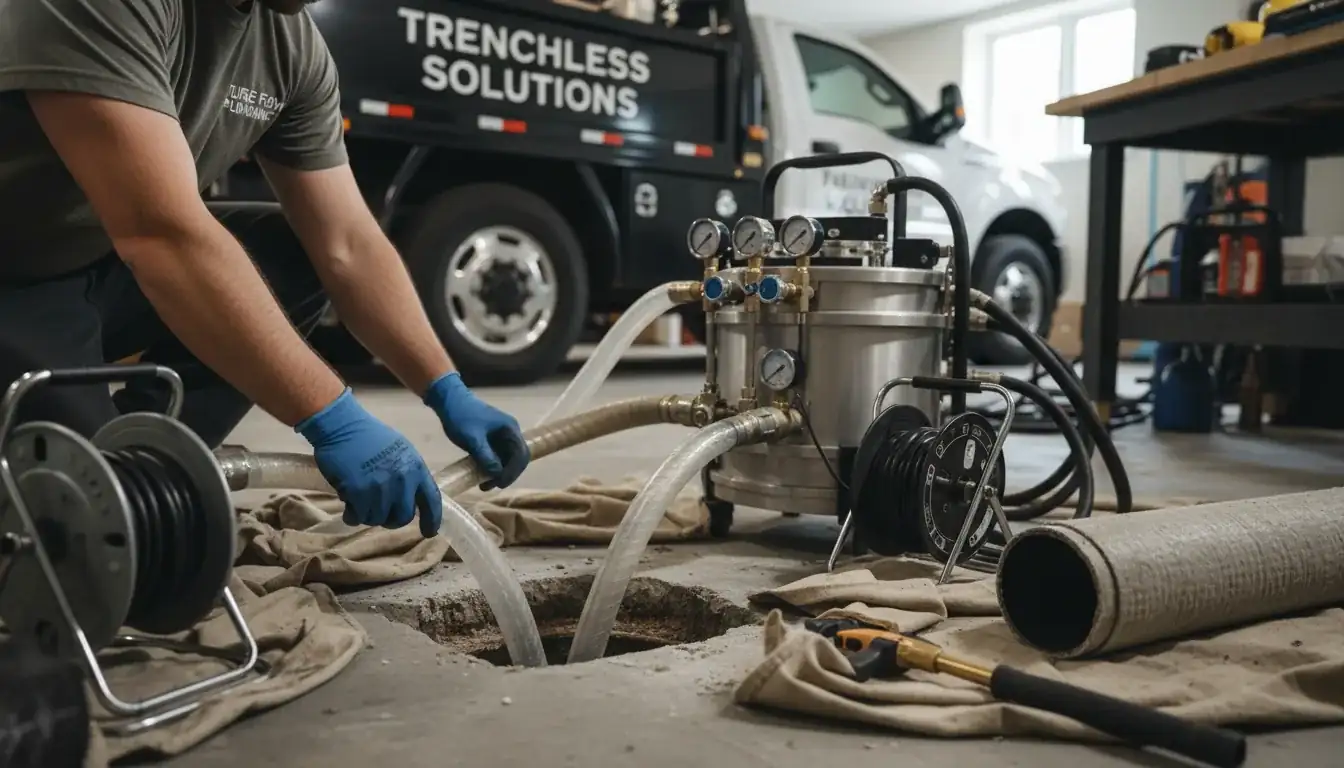 Trenchless Pipe Lining services in Raleigh, 27658.