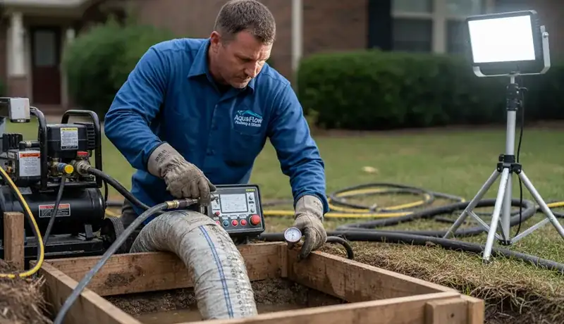 Trenchless Sewer Repair services in Raleigh, 27658.