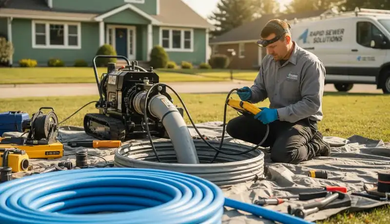 Trenchless Sewer Repair services in Raleigh, 27661.