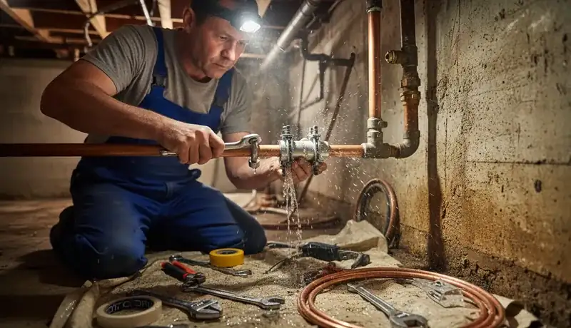 Burst Pipe Repair services in Raleigh, 27675.