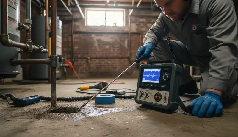 Leak Detection services in Raleigh, 27675.