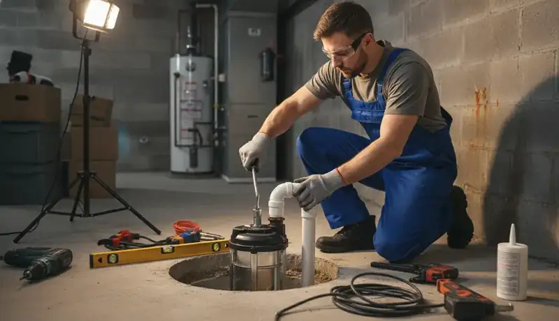 Sump Pump Installation services in Raleigh, 27675.