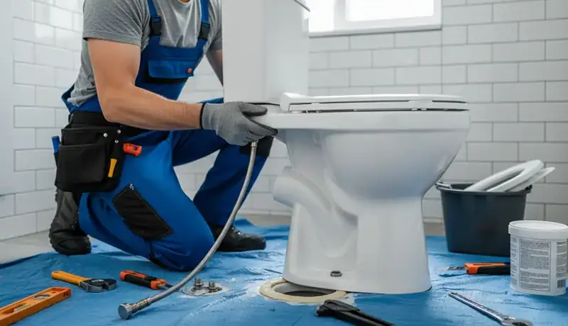 Toilet Installation services in Raleigh, 27676.