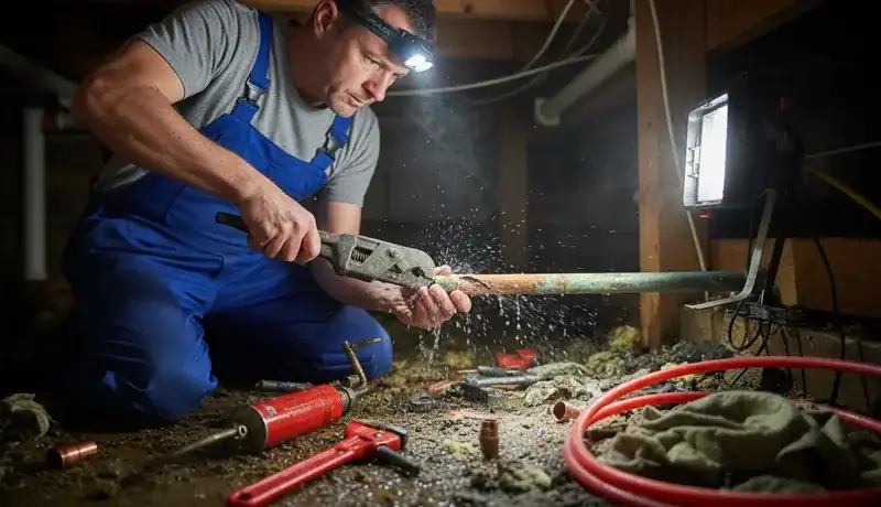 Burst Pipe Repair services in Raleigh, 27695.