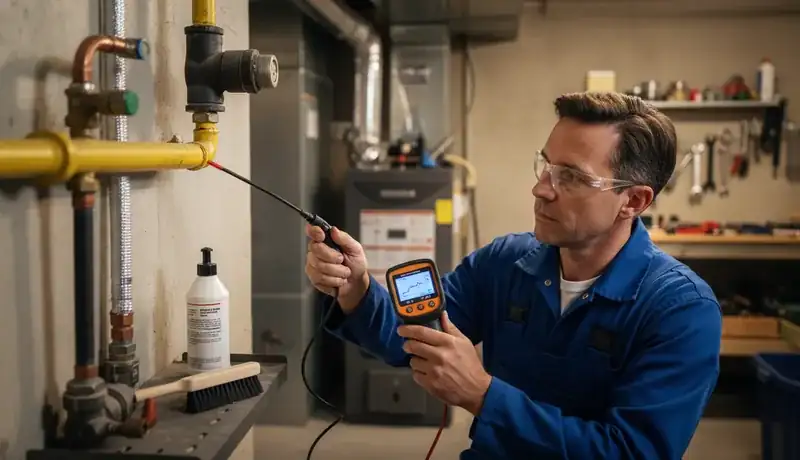 Gas Leak Detection services in Raleigh, 27695.