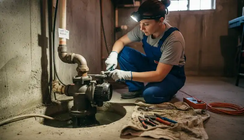 Sump Pump Repair services in Raleigh, 27697.