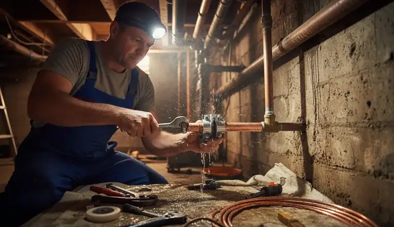 Burst Pipe Repair services in Raleigh, 27698.