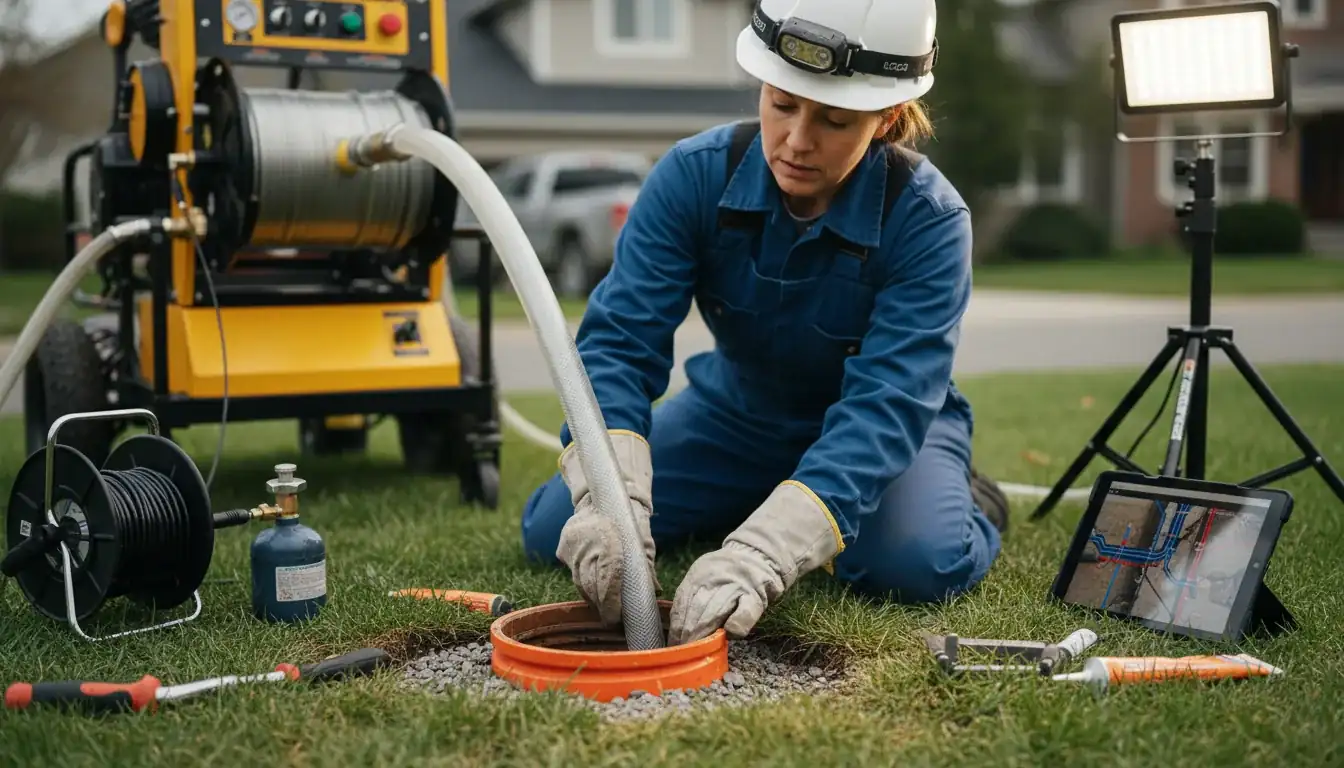 Trenchless Sewer Repair services in Ramseur, 27316.