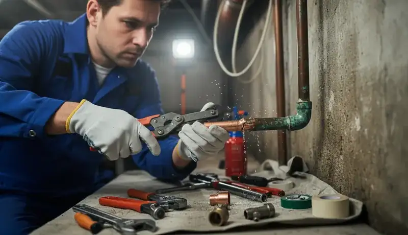 Burst Pipe Repair services in Riverside, OR.