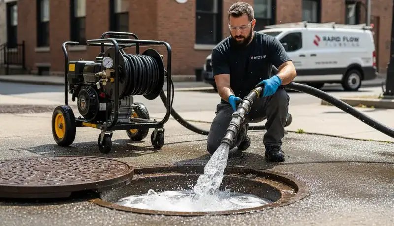 Hydro Jetting services in Roslindale, MA.