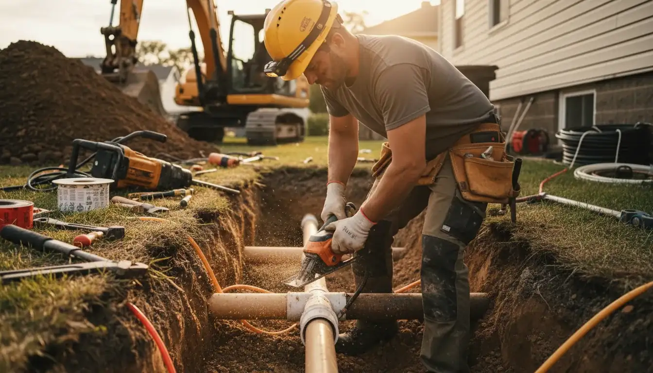 Sewer Line Replacement services in Santa Ana, CA.