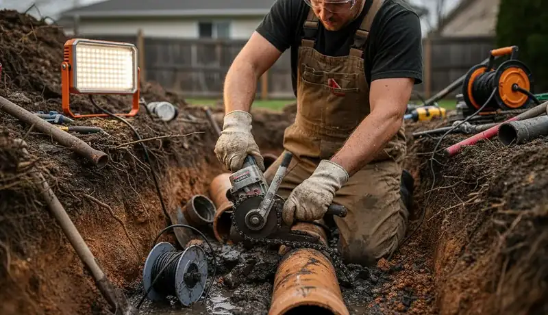 Sewer Line Repair services in Silverado, CA.