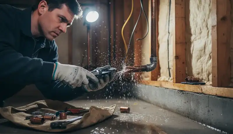 Burst Pipe Repair services in South Boston, MA.
