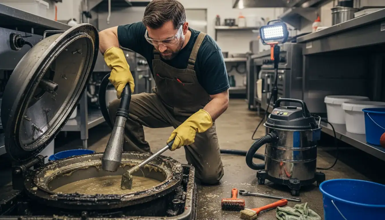 Grease Trap Cleaning services in Staley, 27355.