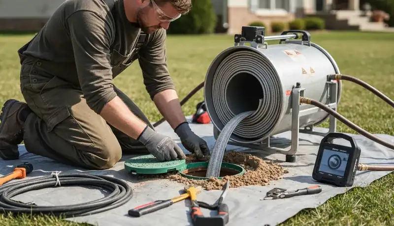 Trenchless Sewer Repair services in Staley, 27355.