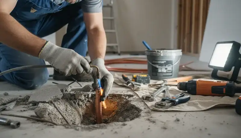 Slab Leak Repair services in Supply, 28462.