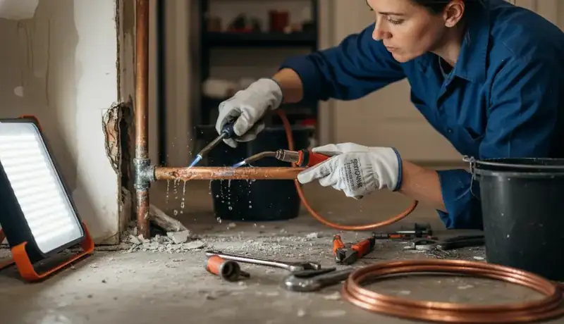 Burst Pipe Repair services in West Newton, MA.