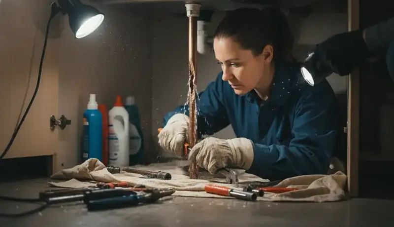 Burst Pipe Repair services in Weymouth, MA.