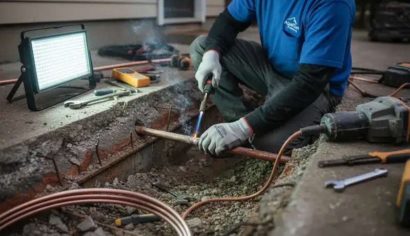 Slab Leak Repair services in Willow Spring, 27592.